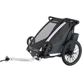 Thule Chariot Cross 2 Single Kinderanhänger (Größe One Size, grau)