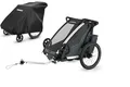 Thule Chariot Cross 1er Single Multisport Fahrradanhänger Anhänger Dark Slate...