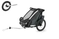 Thule Chariot Cross 1er Single Multisport Fahrradanhänger Anhänger Dark Slate...