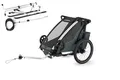 Thule Chariot Cross 1er Single Multisport Fahrradanhänger Anhänger Dark Slate...