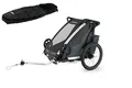 Thule Chariot Cross 1er Single Multisport Fahrradanhänger Anhänger Dark Slate...