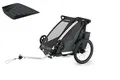 Thule Chariot Cross 1er Single Multisport Fahrradanhänger Anhänger Dark Slate...