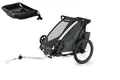 Thule Chariot Cross 1er Single Multisport Fahrradanhänger Anhänger Dark Slate...