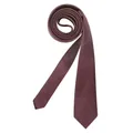 Seidensticker TIES Krawatte 5cm Extra-schmale-Form Seide Twill Bordeaux