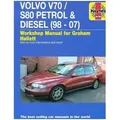 Volvo V70 / S80 Petrol & Diesel (98 - 07) Haynes Repair Manual