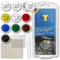 ATG® Brandloch Reparaturset Auto Stoff - Professionelle Autositz Reparatur für alle Polster & Teppiche - 13 TLG. Autositz Reparaturset - Schnell & einfach Autositz Flicken - Stoff Reparatur Set