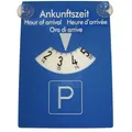 HP Autozubehör Parkscheibe 24-Stundenanzeige Hart-KST mit 2 Saugnäpfen 1x19940HP