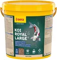 sera Koi Royal Large 21 L (5,8 kg) | Hauptfutter für Koi ab 25 cm | Futter für ganzjährige Fütterung | Koifutter als Granulat | Fischfutter Teich | Fischfutter Teichfische | Teichfutter