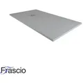 Duschwanne 75x175 Cm Vulcano Line Slim Dunkelgrau Ral 7005 Aus Kunstharz Und Marmorpulver Mit Freiem Abfluss - Frascio