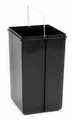 WESCO Einbaumülleimer WESCO-Ersatzeimer Double Boy Anthrazit 15 Liter