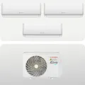 HANTECH Multisplit Klimaanlage Wandgerät 3x 2,6 kW 9000 BTU Hpro+Wifi