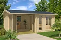 Lasita Maja Gartenhaus / Homeoffice Brighton 44, Farbe:naturbelassen, Dachform:Satteldach