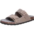 Giesswein Damen Tieffußbett Pantolette MERINO SLIDES beige Größe EUR 38 - Beige - 38