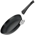 SCANPAN Urban Pfanne 26 cm mit Abnehmbarer Griff | Bratpfanne 4 cm Hoch | Platzsparende Pfanne Induktion, Ceran- & Gasherde | Langlebige Antihaftbeschichtung | Backofenfest, Leichte Reinigung