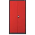 Jan Nowak Mehrzweckschrank Dawid 185 x 90 x 45 cm Anthracite Red