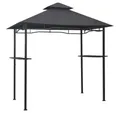 vidaXL Partyzelt BBQ-Pavillon 240x150x255 cm Anthrazit Stahl