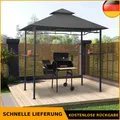 BBQ Pavillon Anthrazit Stahl Barbecue Grillpavillon Gartenpavillon vidaXL