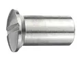 connex Hülsenmutter M5 x 15 mm Messing vernickelt - 6 Stück