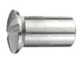 connex Hülsenmutter M5 x 15 mm Messing vernickelt - 6 Stück  Hülsenmutter