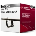 Für DS 7 Crossback Typ J (Oris) Anhängerkupplung vertikal abnehmbar neu