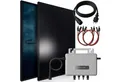 SUNNIVA Balkonkraftwerk 920W BIFAZIAL FULLBLACK komplett Steckdose, (Ecoflow 800W Wechselrichter, PV Solaranlage, 2x 460W Glas-Glas Solarmodule, inkl. 5m Kabel, Bluetooth WIFI, Komplettset)
