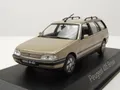 Peugeot 405 Break Kombi 1991 beige metallic Modellauto 1:43 Norev