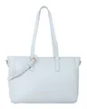 VALENTINO Fosca Re Shopping Bag Schultertasche Shopper Tasche Polvere hellblau