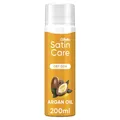 Satin Care Rasiergel Damen — Rasierschaum für Die Intimrasur mit Einem Hauch von Arganöl für Trockene Haut, Schützt Die Haut vor Hautirritationen — 200ml