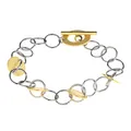 Ernstes Design Armband aus Edelstahl vergoldet A673 Knebelverschluss