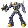 Transformers Cyberworld Cyber Changers Bull, 10 cm große Action-Figur mit 4 Schritten zur Verwandlung zum Stier, Superheld für actionreiche für Kinder ab 6 Jahren