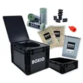 Toilet Max+ Campingtoilette Komplettset, Mobile Trockentrenntoilette ohne Ch...