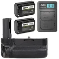 ayex Batteriegriff Set Kompatibel mit Sony Alpha 1 a7RIV a7SIII A7IV a9II + 2 x NP-FZ100 Akku & USB Dual Ladegerät wie VG-C4EM Universalgriff mit Hochformatauslöser