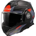 LS2 FF901 Advant X Oblivion Klapphelm, schwarz-blau, Größe XS für Männer