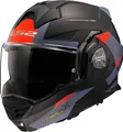 LS2 FF901 Advant X Oblivion Klapphelm, schwarz matt/blau, XS (53/54)