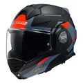 LS2, Klapphelm Motorrad ADVANT X OBLIVION Matt Black Blue, XS