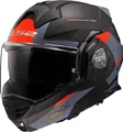 LS2 Motorradhelm FF901 Advant X Oblivion Klapphelm, Bluetooth, reflektierende, Sonnenvisier, Pinlock, Klapphelm, Ratsche