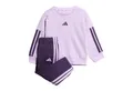 adidas Performance Jogginganzug Saisonal Essentials 3S violett/purple Kleinkinder Mädchen