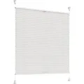 Sonello Plissee Klemmfix ohne Bohren 100cm x 100cm Weiß Faltrollo Plisseerollo Jalousie für Tür & Fenster Blickdicht Sichtschutz Sonnenschutz Fe... - Weiß