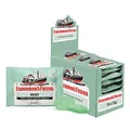 Fisherman's Friend Mint, 24er Vorratsbox, Pfefferminze und Menthol Geschmack, mit Zucker & vegan, Bonbons für frischen Atem, 24 x 25g