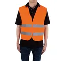 uniTEC Pannenweste/Warnweste, DIN EN 471, Polyester, orange