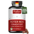 Roter Reis mit 2,96 mg Monacolin K & 50 mg Coenzym Q10 pro Kapsel - RAIBU