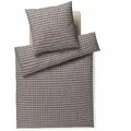 Joop! Flanell Bettwäsche Soft Mesh 45005-7 stone - 155x220cm + 40x80cm