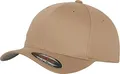 Flexfit Unisex Cap Wooly Combed, Unisex Baseballkappe, XS/S, Khaki