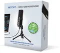Zoom ZUM-2 USB-Mikrofon für Podcast, Live Streaming, Musik & Voiceover Sprachaufnahmen, Kondensatormikrofon mit Kopfhörerausgang, Plug-and-Play mit Profi-Sound
