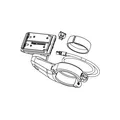 Kit Nachrüstsatz Halterung A 1 Arm für Anzeige Kiox Und Smartphonegrip 31.8mm