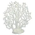 Aqua Della Aquariumdekoration Koralle Octo 19x6x21cm unbedenklich Fische Weiß