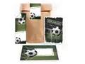 LIMONIA Einladungskarten Fußball zum Geburtstag Einladungen Karten mit Umschlägen Mitgebsel, Mitbringsel Set Fussball zum Kindergeburtstag Gastgeschenke