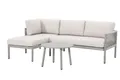 Outdoor Gartenlounge-Set Lounge-Set Outdoor GATTEO beige Gartenset Loungemöbel Gartenmöbel