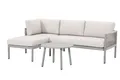 Lounge-Set Outdoor GATTEO  beige Gartenset Loungemöbel Gartenmöbel