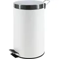 TrendLine Tretabfalleimer 12 L weiß - Weiß